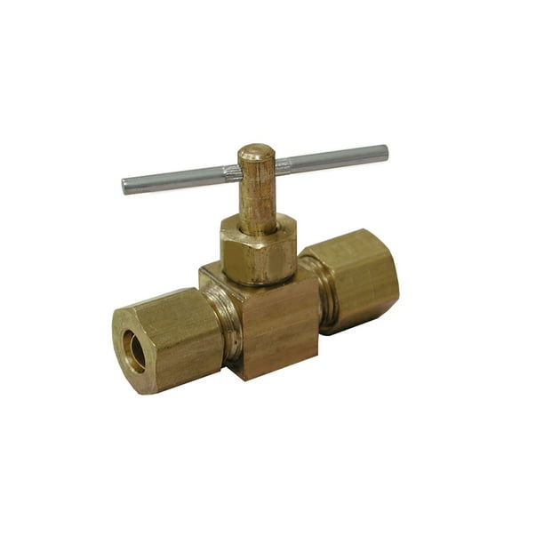 Needle Valve Compression 3/8 In Straight Needle Valve Compression 3/8 In Straight